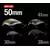 Воблер Jackall Chubby Micro 30F SR 30mm 2.0g Mat Tiger, фото , изображение 2